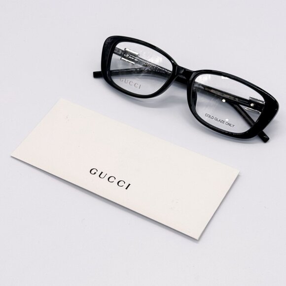 NEW GUCCI GG1685OK 001 BLACK WOMEN EYEGLASSES GUCCI - Picture 12 of 13